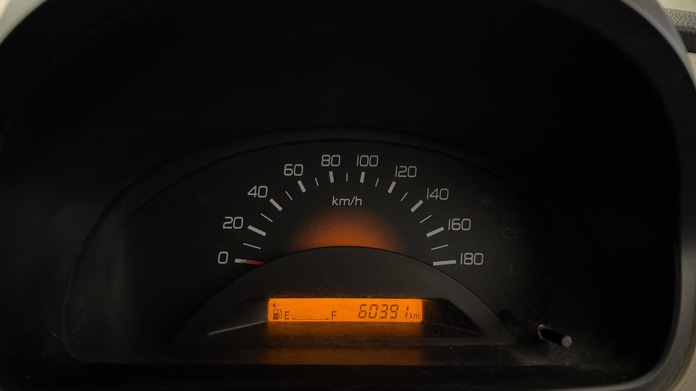 2015 Maruti Wagon R 1.0 LXI, Petrol, Manual, 60,380 km, Odometer Image