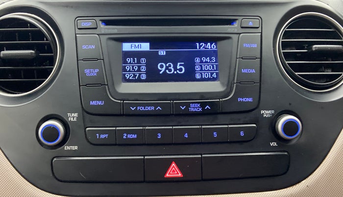 2015 Hyundai Xcent S 1.1 CRDI, Diesel, Manual, 71,511 km, Infotainment System