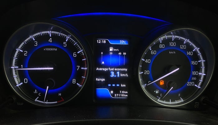 2017 Maruti Baleno RS 1.0 PETROL, Petrol, Manual, 37,109 km, Odometer Image
