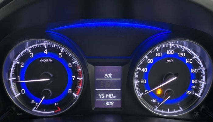 2016 Maruti Baleno DELTA PETROL 1.2, Petrol, Manual, 45,303 km, Odometer Image