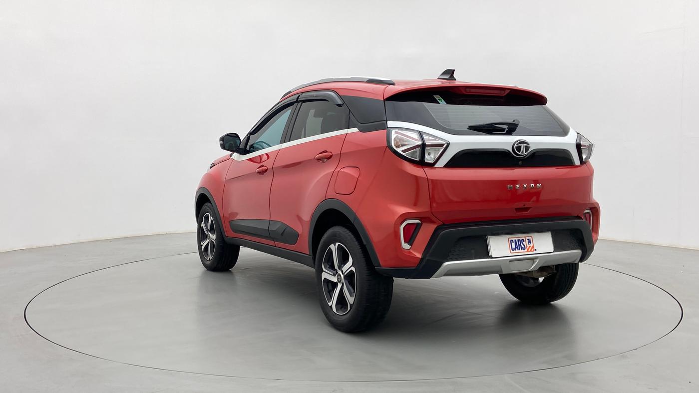 2021 Tata NEXON XZ PLUS PETROL, Petrol, Manual, 33,090 km, Left Back Diagonal