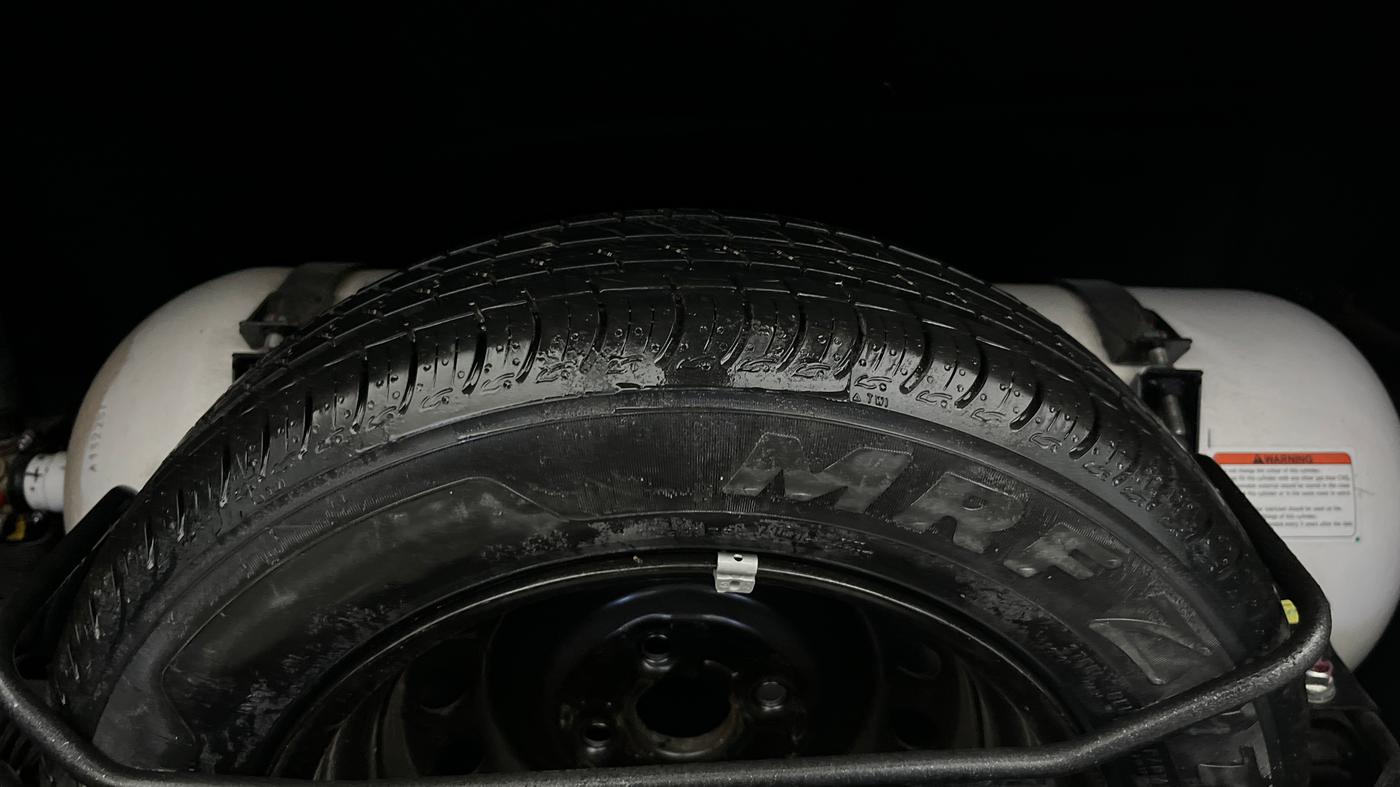 2024 Maruti New Wagon-R VXI CNG 1.0, CNG, Manual, 45,111 km, Spare Tyre