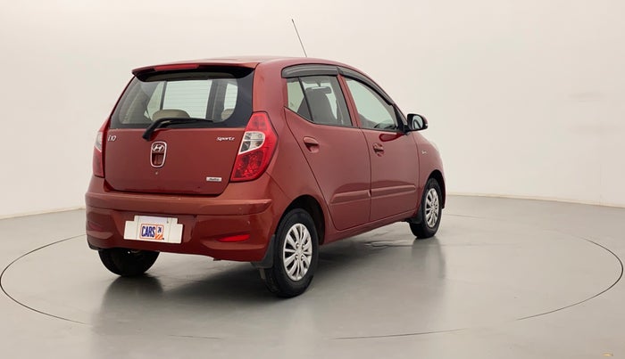 2013 Hyundai i10 SPORTZ 1.2 AT, Petrol, Automatic, 24,167 km, Right Back Diagonal