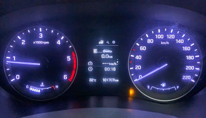 2017 Hyundai Elite i20 ASTA 1.4 CRDI (O), Diesel, Manual, 1,01,760 km, Odometer Image