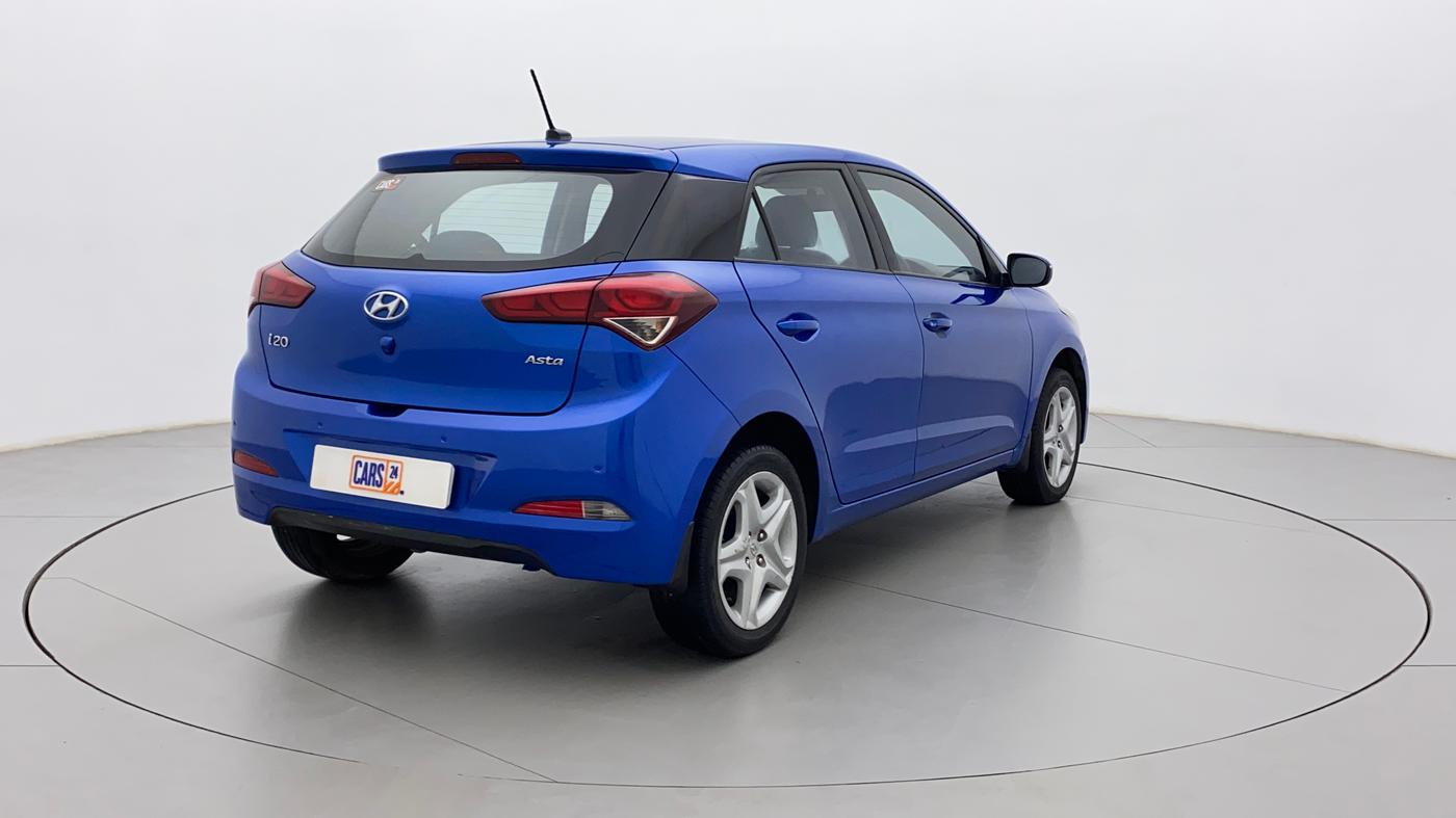 2017 Hyundai Elite i20 ASTA 1.2, Petrol, Manual, 43,796 km, Right Back Diagonal