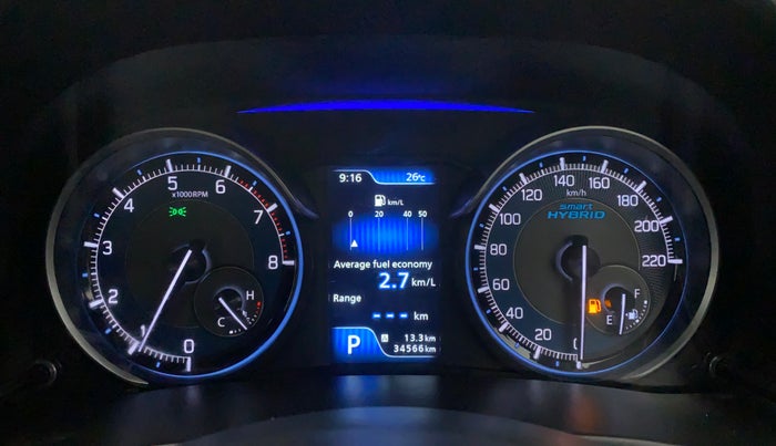 2020 Maruti XL6 ZETA AT, Petrol, Automatic, 34,566 km, Odometer Image