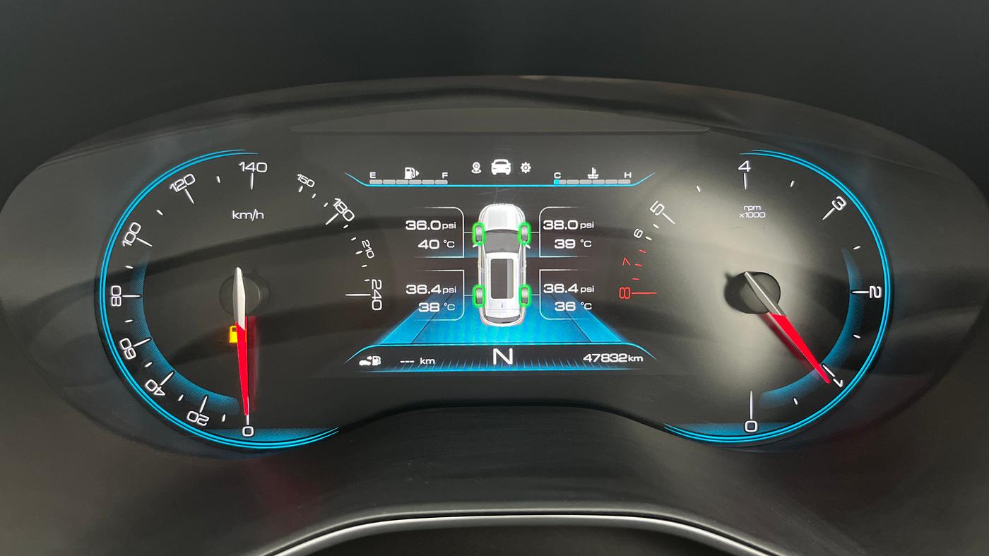 2022 MG HECTOR PLUS SHARP 1.5 PETROL TURBO CVT 6-STR, CNG, Automatic, 47,825 km, Odometer Image