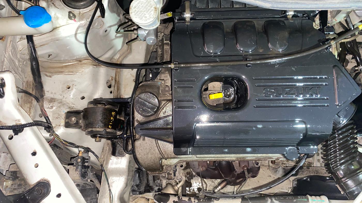 2018 Maruti Wagon R 1.0 VXI, Petrol, Manual, 79,787 km, Engine View - Right