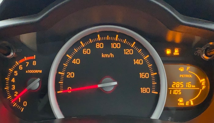 2021 Maruti Celerio VXI CNG, CNG, Manual, 28,516 km, Odometer Image