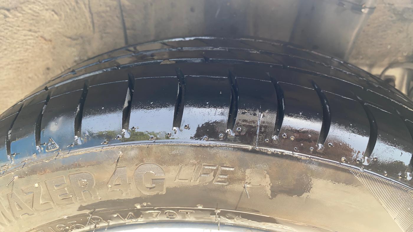 2019 Hyundai Xcent SX 1.2, Petrol, Manual, 35,506 km, Left Rear Tyre Tread