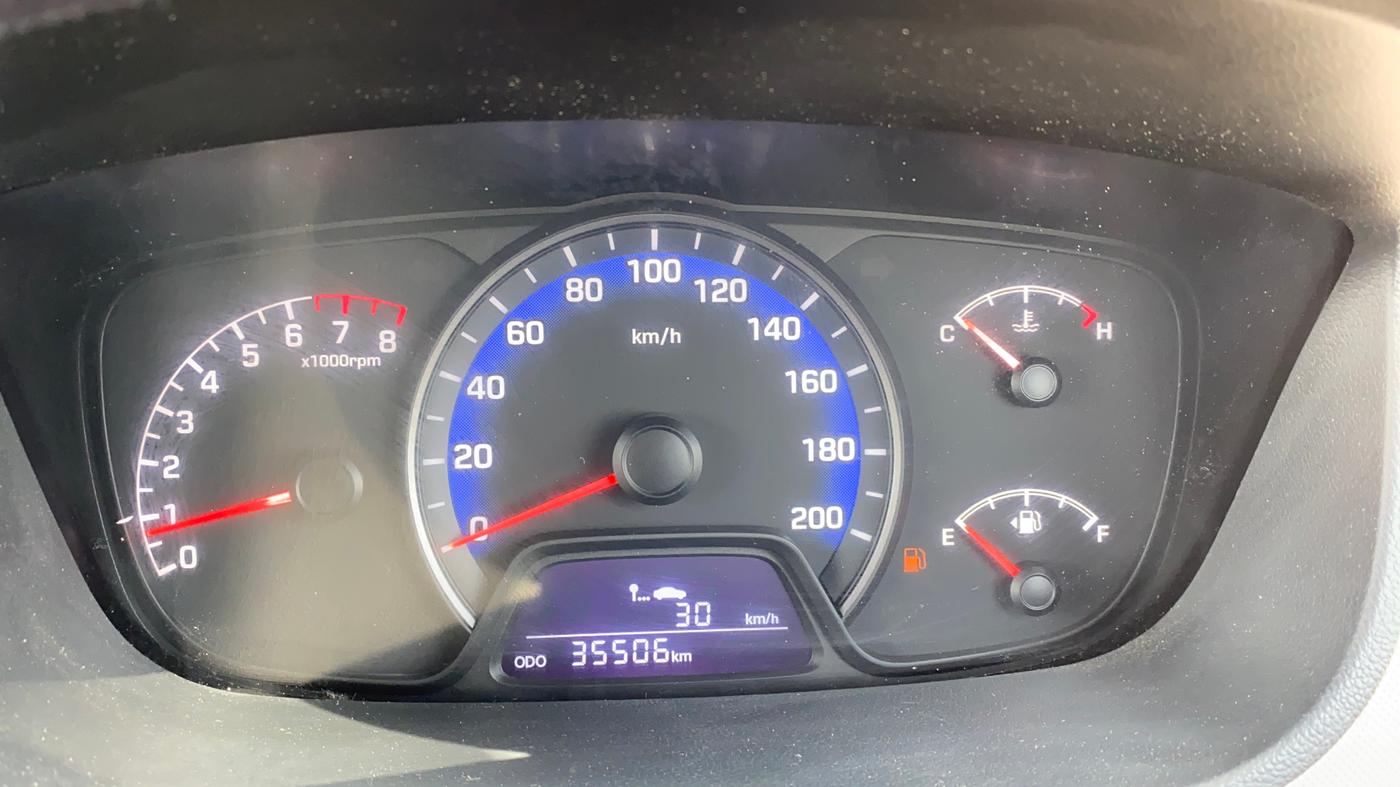 2019 Hyundai Xcent SX 1.2, Petrol, Manual, 35,506 km, Odometer Image