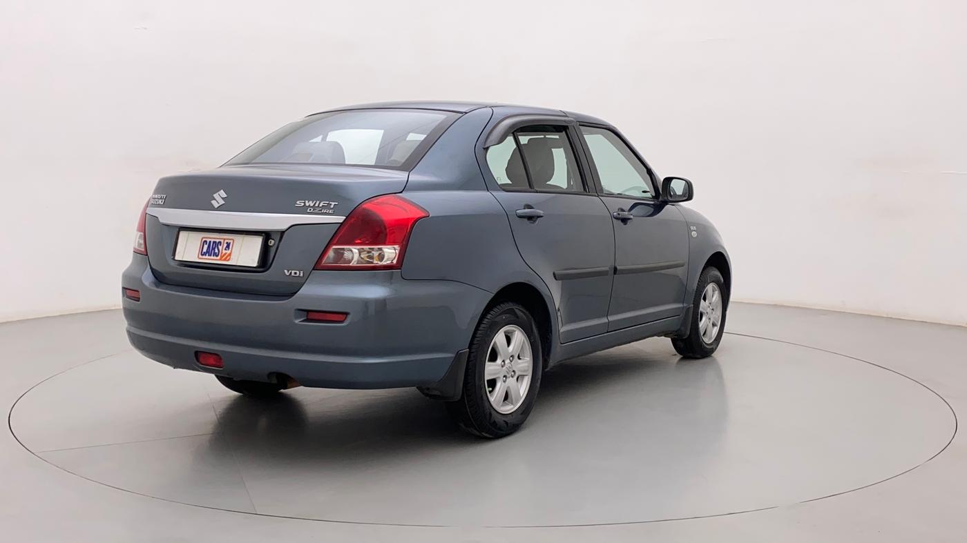 2011 Maruti Swift Dzire VDI, Diesel, Manual, 1,10,407 km, Right Back Diagonal