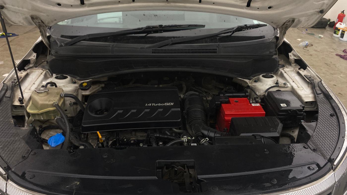 2020 KIA SELTOS GTX PLUS DCT 1.4 PETROL, Petrol, Automatic, 1,31,865 km, Engine View