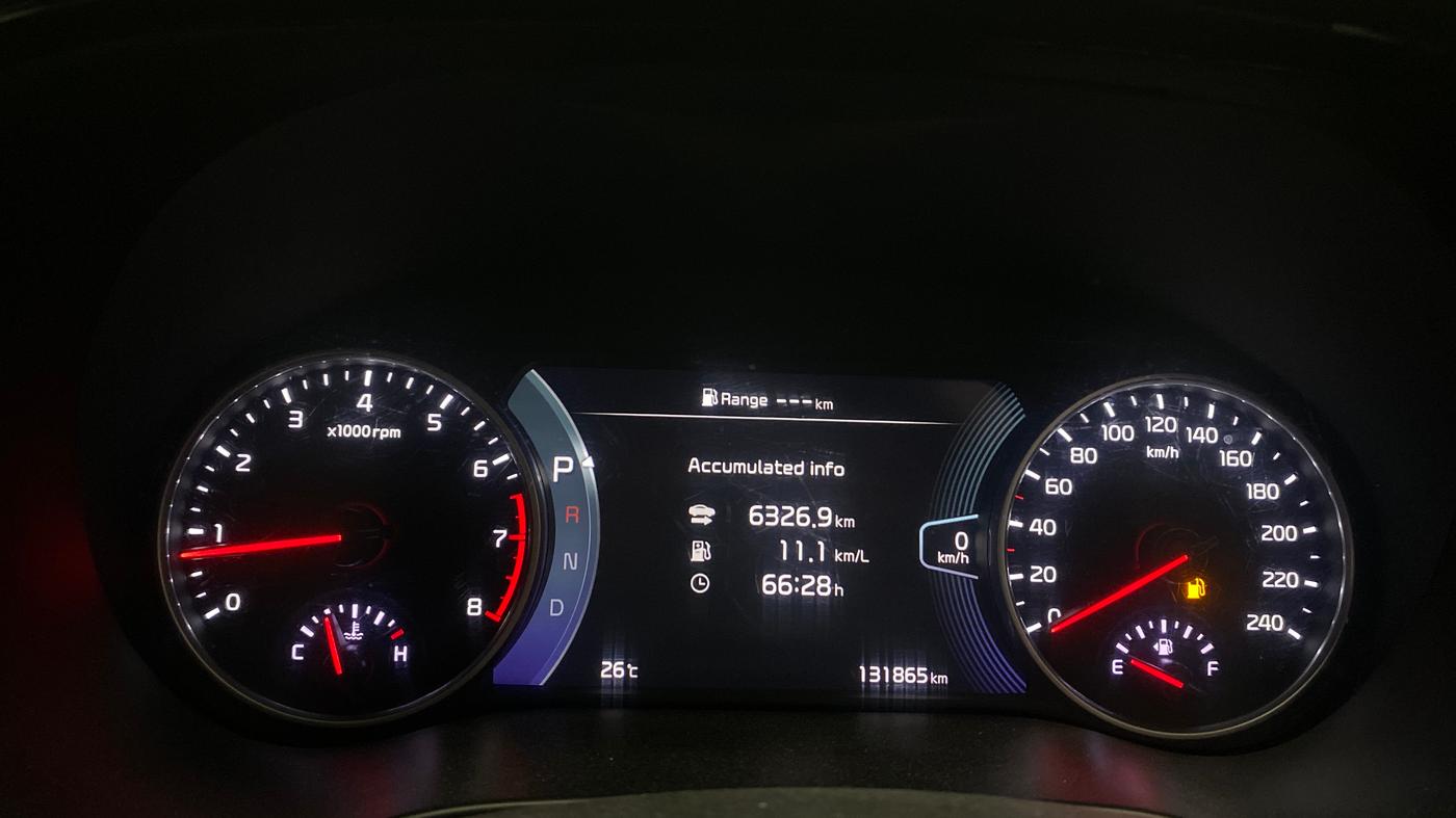 2020 KIA SELTOS GTX PLUS DCT 1.4 PETROL, Petrol, Automatic, 1,31,865 km, Odometer Image