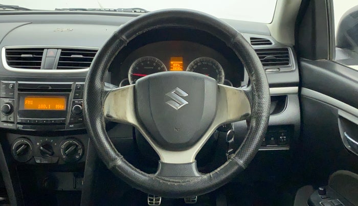 2015 Maruti Swift VXI, Petrol, Manual, 93,358 km, Steering Wheel Close Up