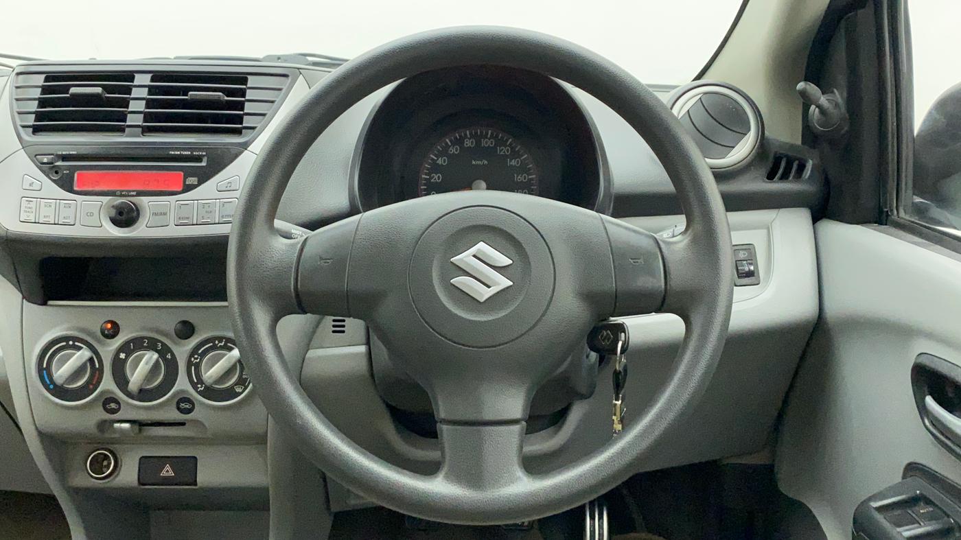 2010 Maruti A Star VXI, Petrol, Manual, 47,871 km, Steering Wheel Close Up