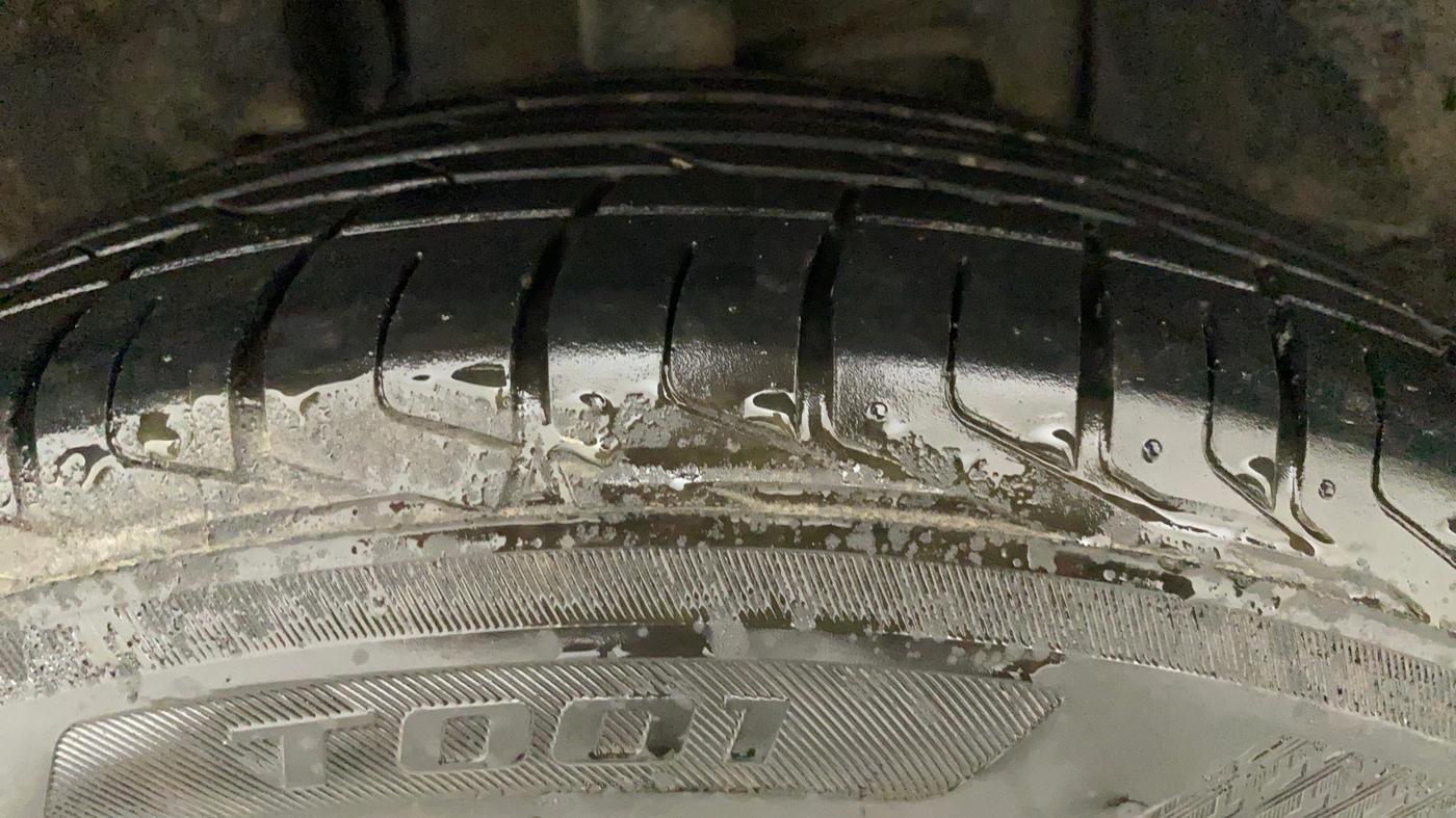 2022 Tata NEXON XZA PLUS DIESEL, Diesel, Automatic, 26,245 km, Left Front Tyre Tread
