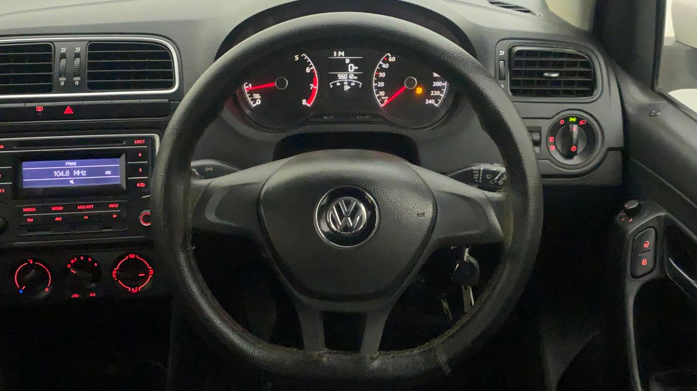 2014 Volkswagen Polo COMFORTLINE 1.2L PETROL, Petrol, Manual, 54,969 km, Steering Wheel Close Up