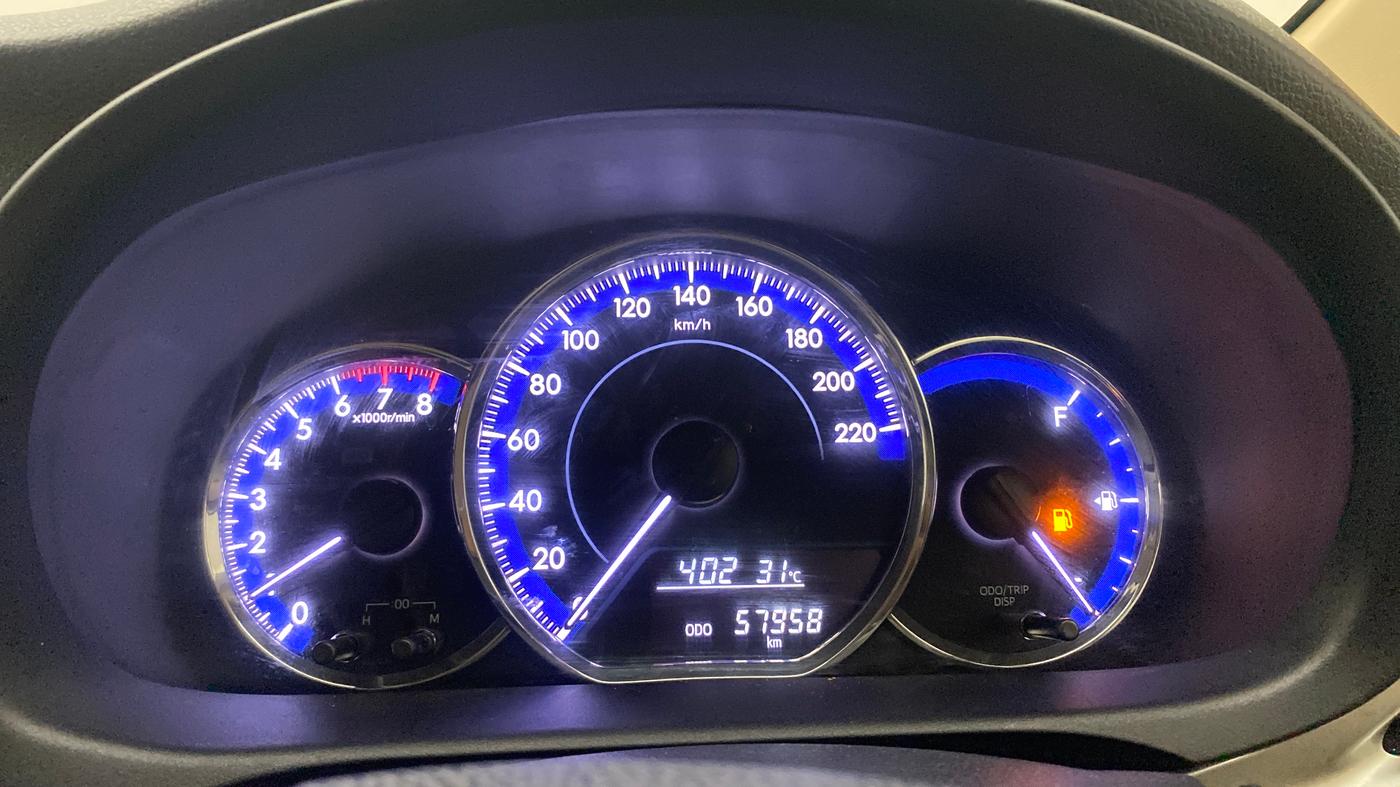 2021 Toyota YARIS J MT, Petrol, Manual, 57,949 km, Odometer Image
