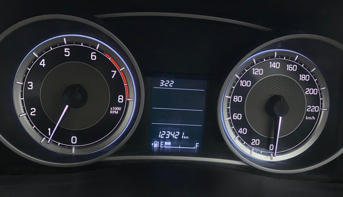 2020 Maruti Dzire VXI, Petrol, Manual, 1,23,412 km, Odometer Image