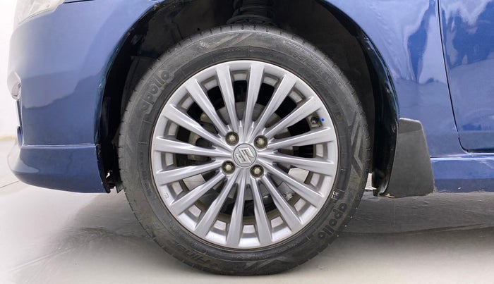 2017 Maruti Ciaz S 1.4 MT PETROL, Petrol, Manual, 85,011 km, Left Front Wheel
