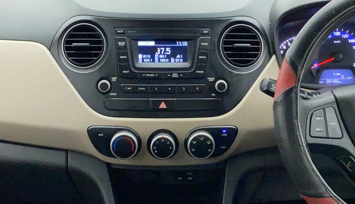 2017 Hyundai Xcent E+, Petrol, Manual, 36,486 km, Air Conditioner