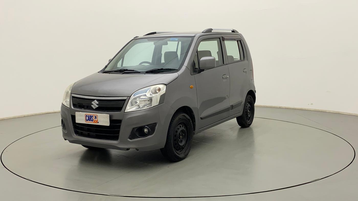 2013 Maruti Wagon R 1.0 VXI, Petrol, Manual, 80,161 km, Left Front Diagonal