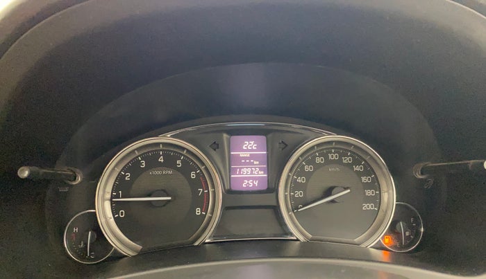 2016 Maruti Ciaz VXI+, Petrol, Manual, 1,19,955 km, Odometer Image