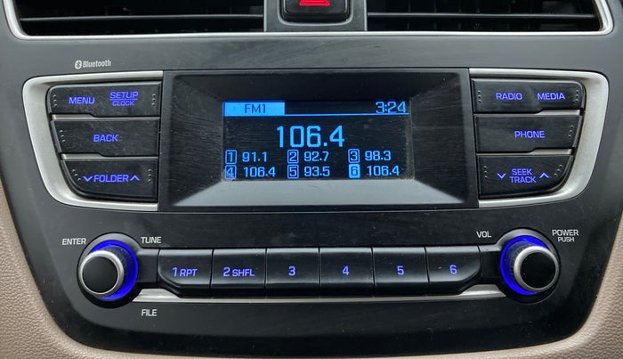2018 Hyundai Elite i20 SPORTZ 1.2, Petrol, Manual, 44,646 km, Infotainment System