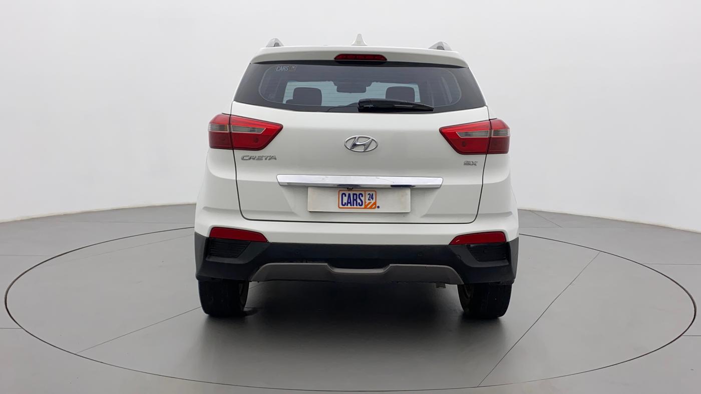 2017 Hyundai Creta SX PLUS 1.6 PETROL, Petrol, Manual, 1,22,750 km, Back/Rear