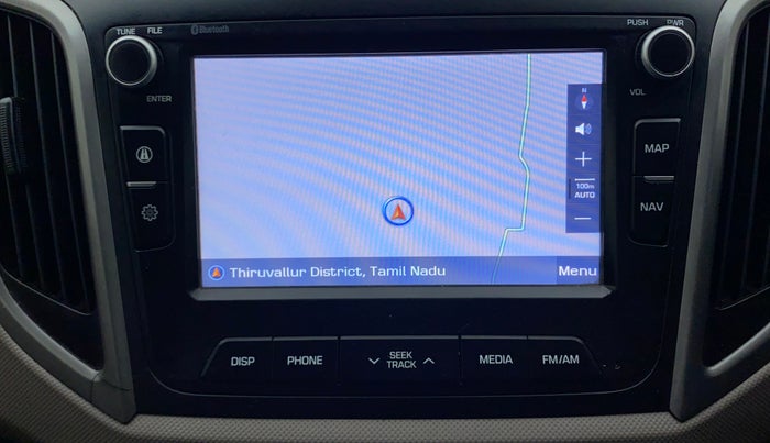 2017 Hyundai Creta SX PLUS 1.6 PETROL, Petrol, Manual, 1,22,750 km, Navigation System