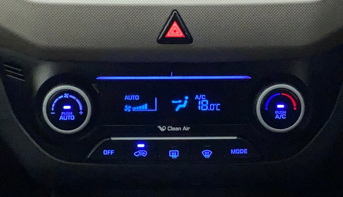 2017 Hyundai Creta SX PLUS 1.6 PETROL, Petrol, Manual, 1,22,750 km, Automatic Climate Control