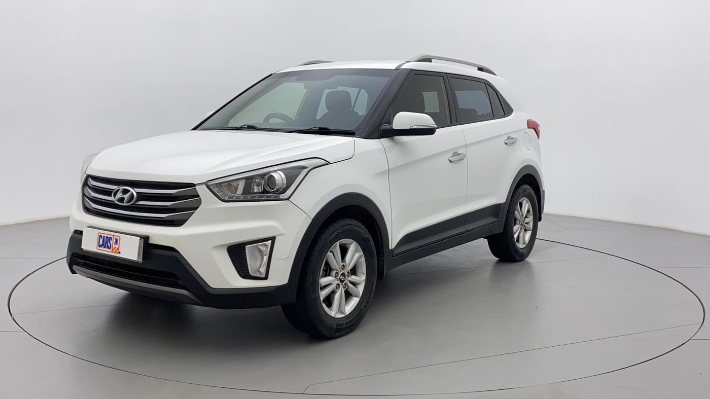 2017 Hyundai Creta SX PLUS 1.6 PETROL, Petrol, Manual, 1,22,750 km, Left Front Diagonal