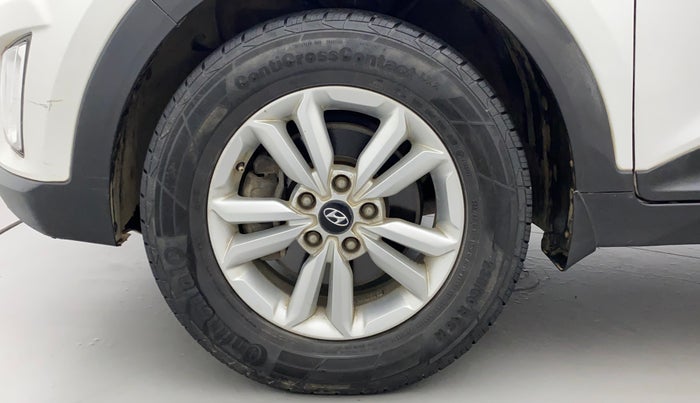 2017 Hyundai Creta SX PLUS 1.6 PETROL, Petrol, Manual, 1,22,750 km, Left Front Wheel