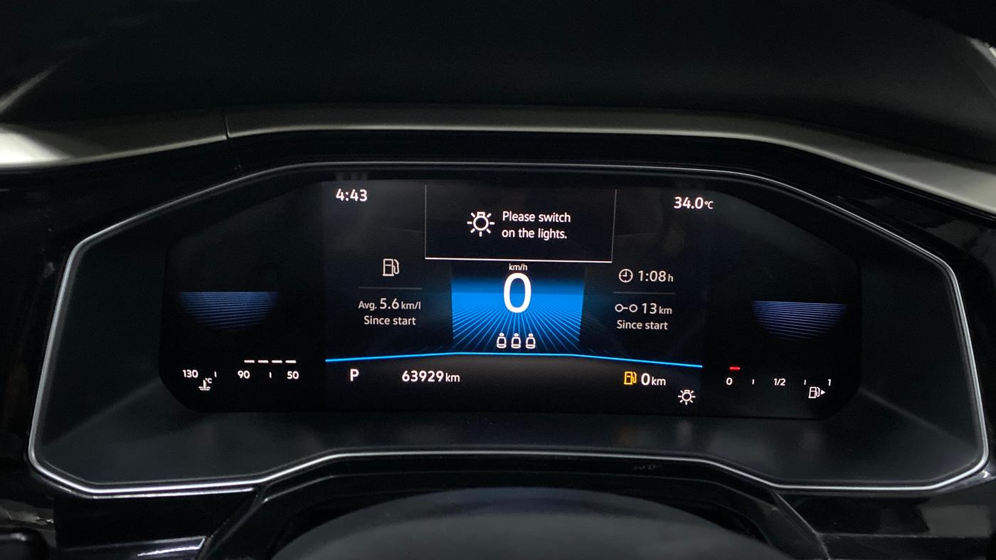 2023 Volkswagen VIRTUS TOPLINE TSI 1.0 AT, Petrol, Automatic, 63,915 km, Odometer Image