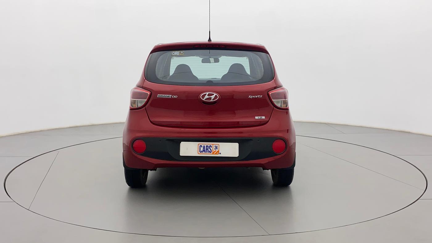 2017 Hyundai Grand i10 SPORTZ 1.2 KAPPA VTVT, Petrol, Manual, 36,931 km, Back/Rear