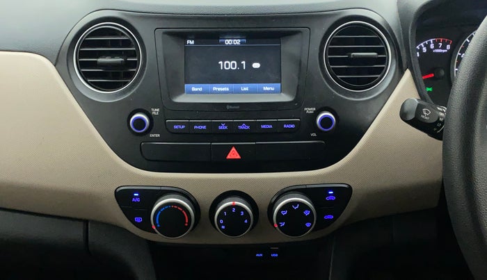 2017 Hyundai Grand i10 SPORTZ 1.2 KAPPA VTVT, Petrol, Manual, 36,931 km, Air Conditioner