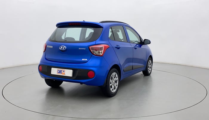 2019 Hyundai Grand i10 SPORTZ 1.2 KAPPA VTVT, Petrol, Manual, 19,941 km, Right Back Diagonal