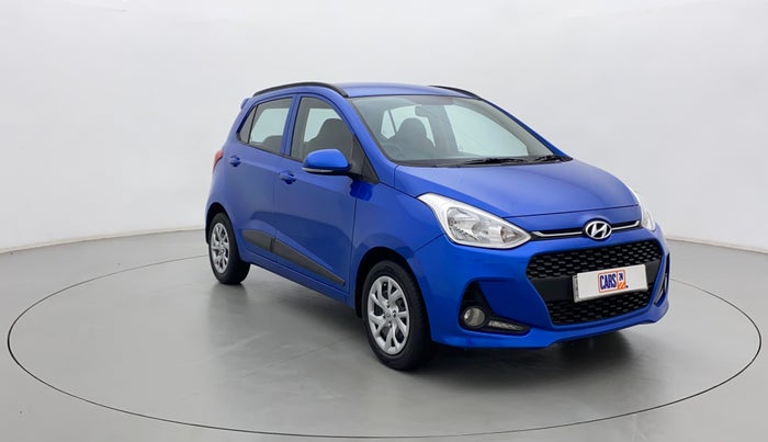 2019 Hyundai Grand i10 SPORTZ 1.2 KAPPA VTVT, Petrol, Manual, 19,941 km, Right Front Diagonal