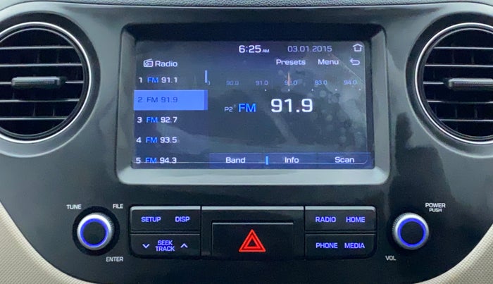 2019 Hyundai Grand i10 SPORTZ 1.2 KAPPA VTVT, Petrol, Manual, 19,941 km, Infotainment System