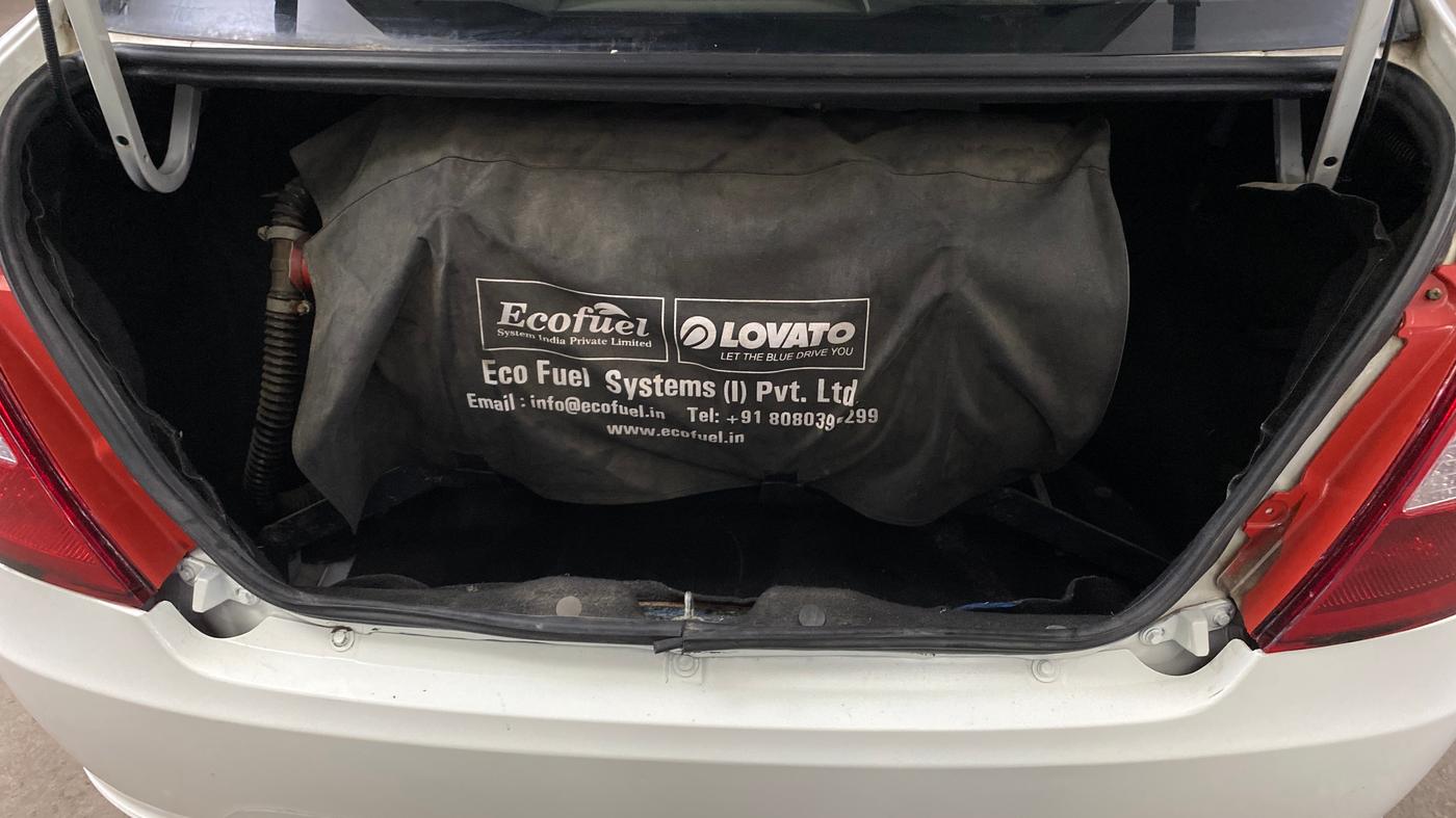 2017 Tata Indigo ECS GLS, CNG, Manual, 70,171 km, Boot Inside