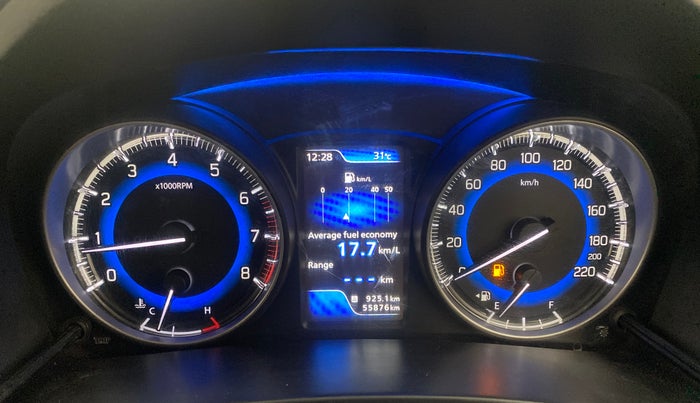2016 Maruti Baleno ZETA PETROL 1.2, Petrol, Manual, 55,840 km, Odometer Image