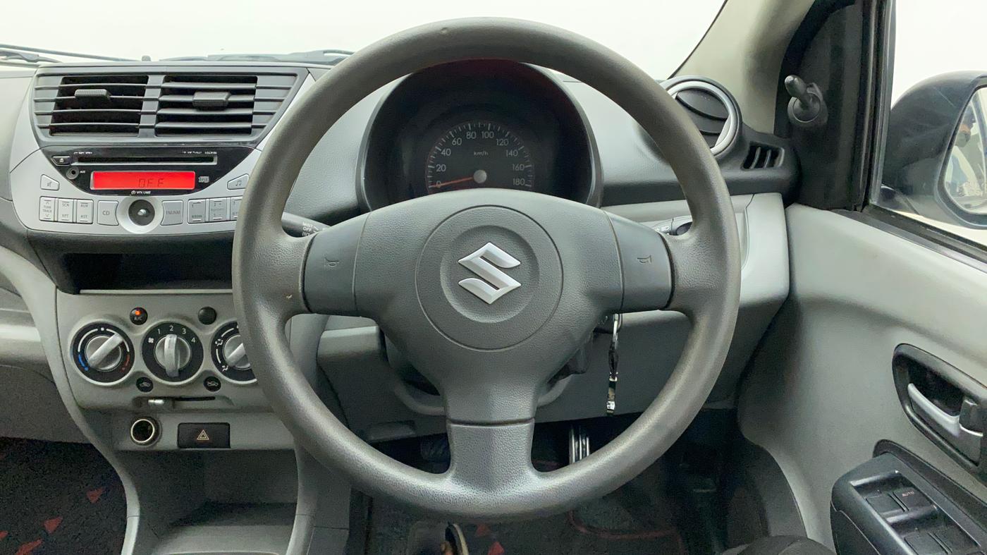2010 Maruti A Star VXI, Petrol, Manual, 56,493 km, Steering Wheel Close Up