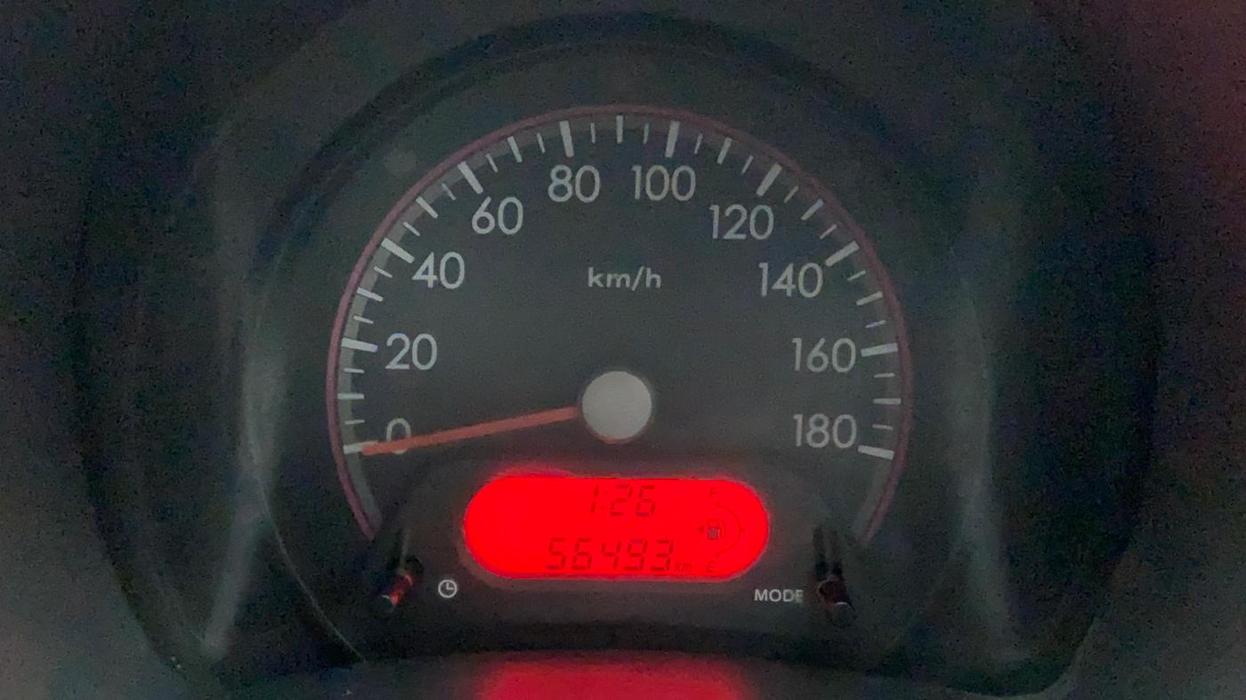 2010 Maruti A Star VXI, Petrol, Manual, 56,493 km, Odometer Image