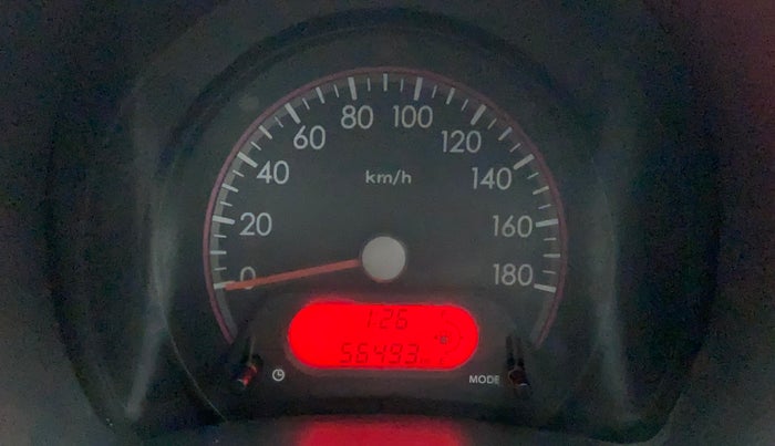2010 Maruti A Star VXI, Petrol, Manual, 56,493 km, Odometer Image