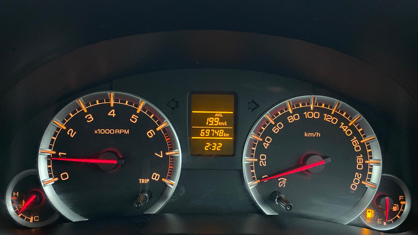 2013 Maruti Swift VXI, Petrol, Manual, 69,748 km, Odometer Image