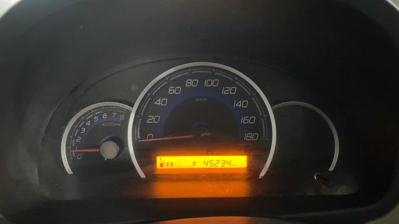 2018 Maruti Wagon R 1.0 VXI, Petrol, Manual, 45,234 km, Odometer Image