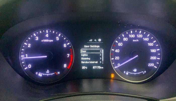 2017 Hyundai Elite i20 ASTA 1.2 (O), Petrol, Manual, 67,173 km, Odometer Image