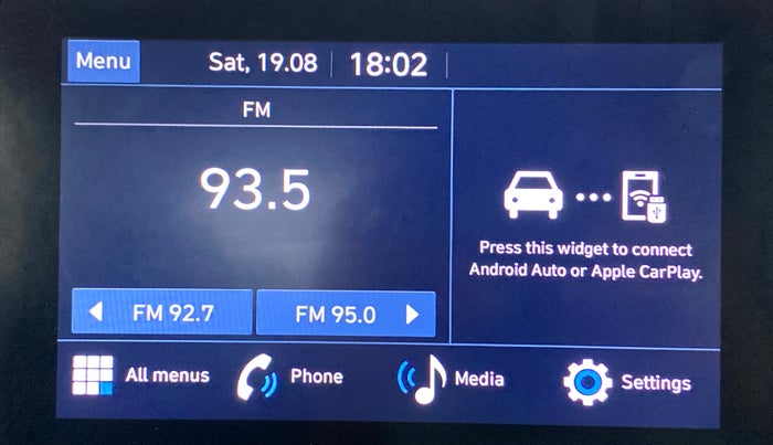 2022 Hyundai VENUE SX 1.0 TURBO IMT, Petrol, Manual, 15,893 km, Touchscreen Infotainment System