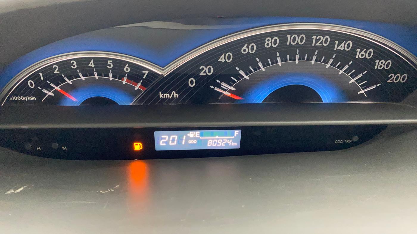 2014 Toyota Etios G, CNG, Manual, 81,154 km, Odometer Image